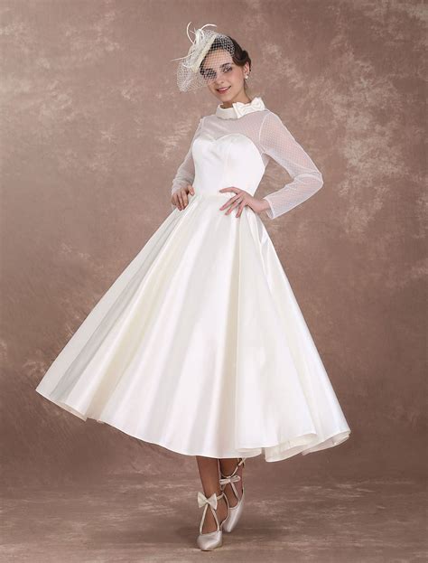 1950s wedding dresses with sleeves|vintage non traditional wedding dresses.